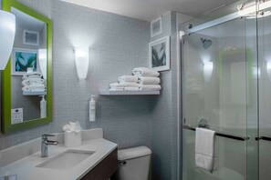 Bathroom shower - Hampton Inn Detroit/Northville (Northville)