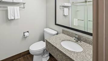 Free toiletries, hair dryer, towels, soap