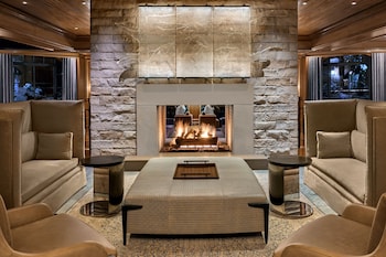 Hotel entrance and lobby at The St. Regis Aspen Resort