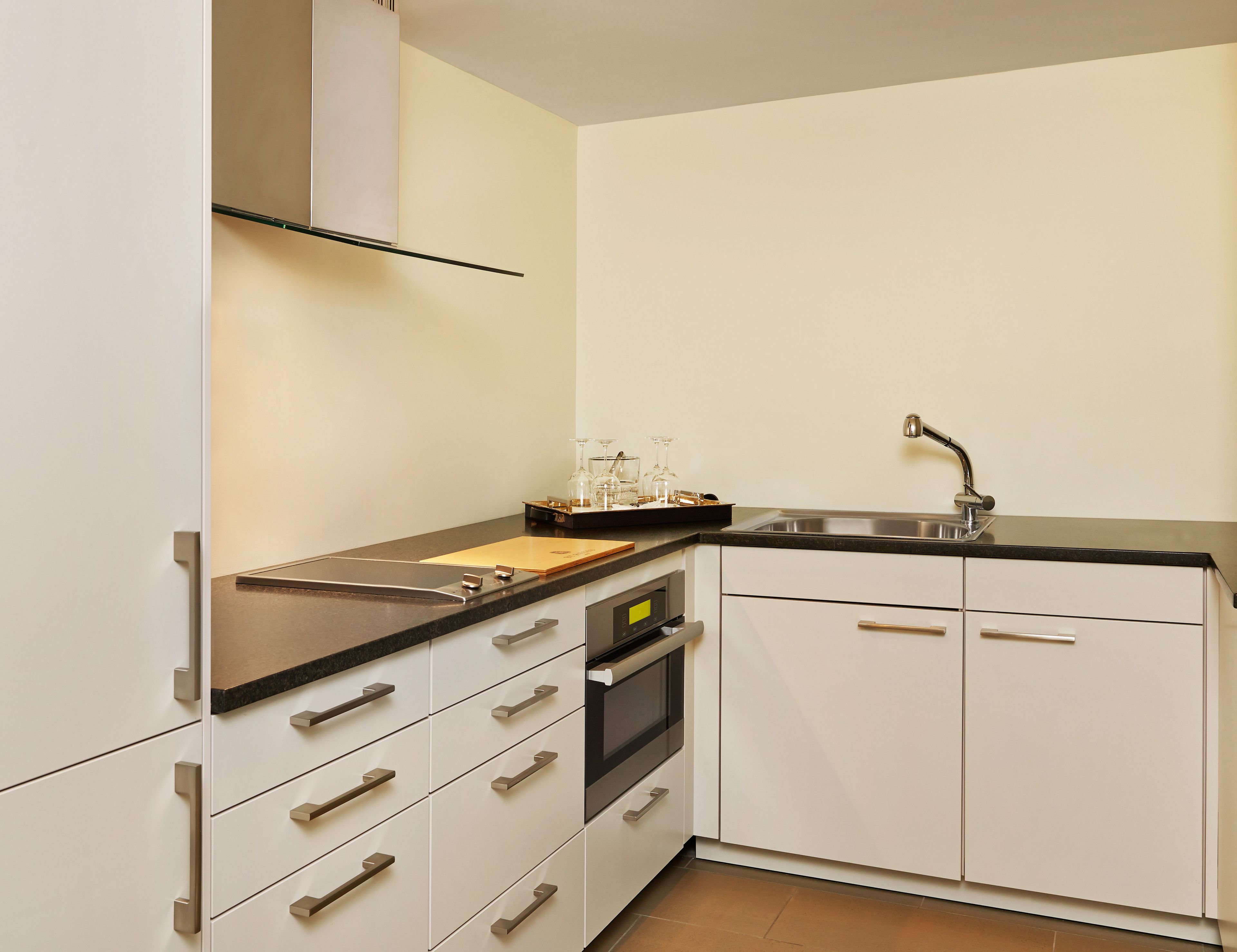 snow lodge presidential suite, 1 king bed | private kitchen | coffee/tea maker, eco-friendly cleaning products