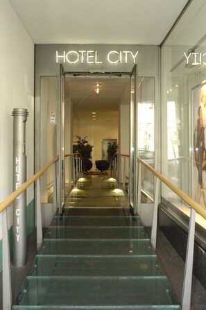 Interior entrance