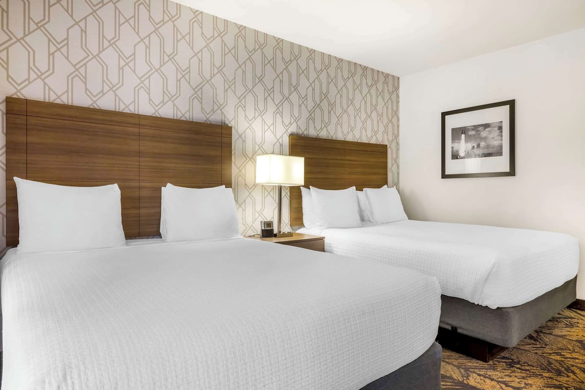 Pillow-top beds, in-room safe, blackout curtains, iron/ironing board