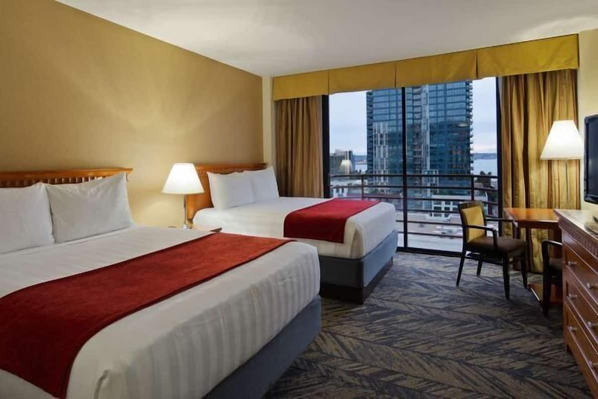 Pillow-top beds, in-room safe, blackout curtains, iron/ironing board