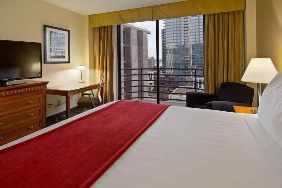 Pillow-top beds, in-room safe, blackout curtains, iron/ironing board