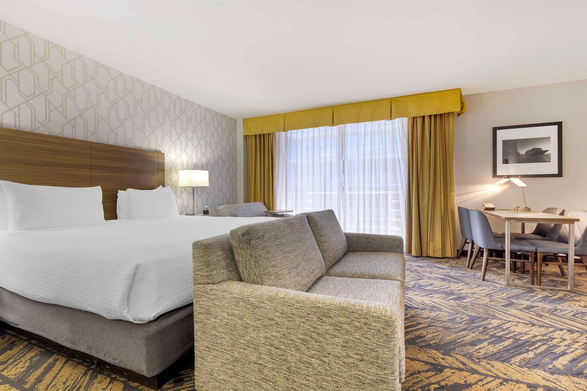 Pillow-top beds, in-room safe, blackout curtains, iron/ironing board