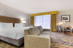 Pillow-top beds, in-room safe, blackout curtains, iron/ironing board