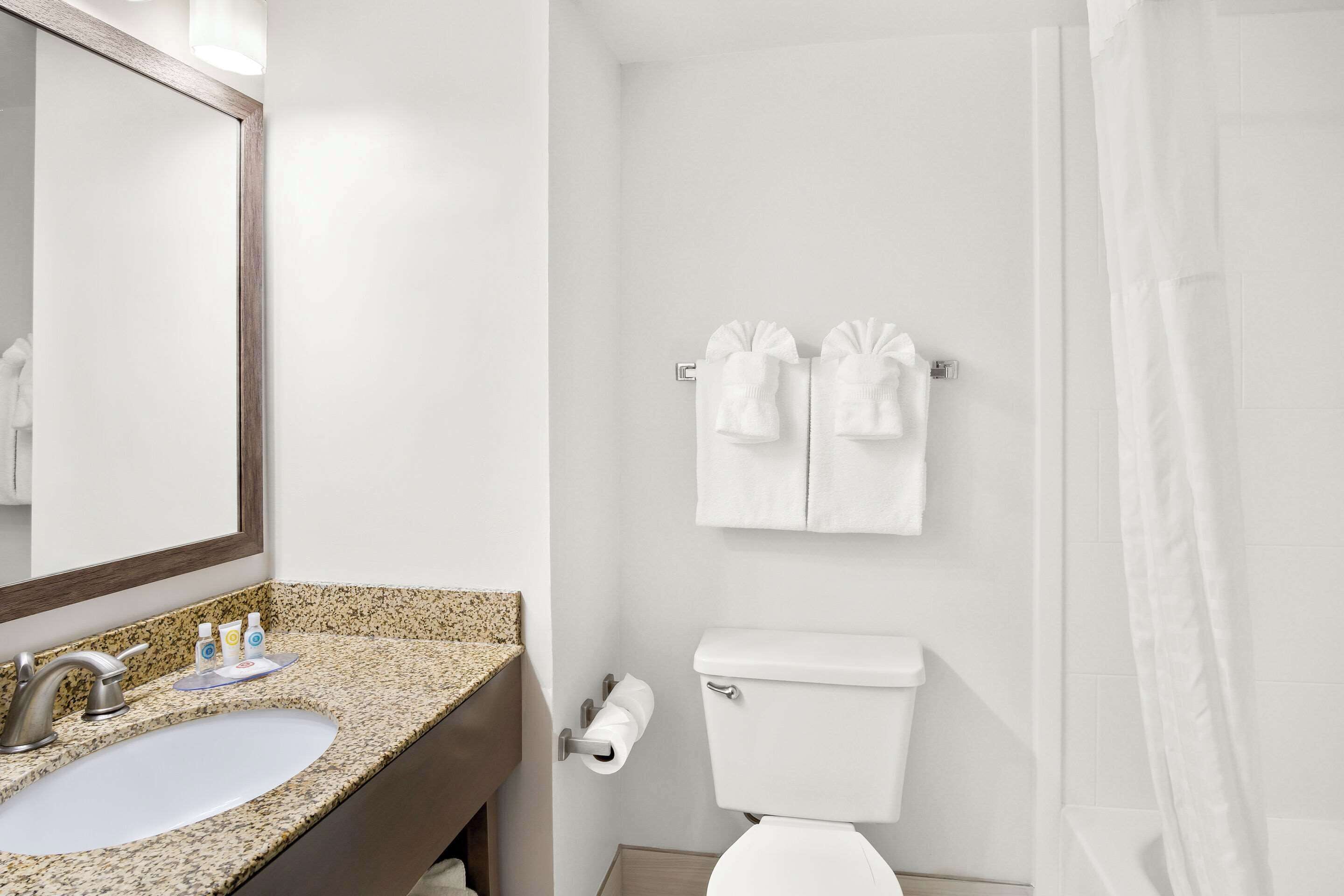 blackout curtains, iron/ironing board, free cots/infant beds