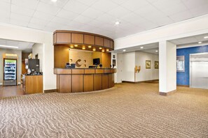 Welcome to our reception area, where friendly staff are available to assist with your stay. Enjoy complimentary refreshments and coffee.