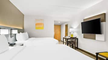 Room, 2 Queen Beds, Non Smoking | Blackout drapes, iron/ironing board, cribs (free)