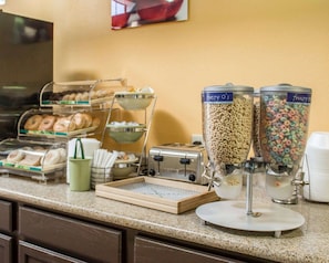 Free daily on-the-go breakfast