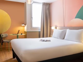 Chambre Standard, 1 lit double | Rideaux occultants, chambres insonorisées, fer et planche à repasser