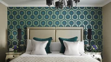 Ropa de cama de alta calidad y minibar