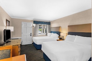 Standard Room, 2 Double Beds, Non Smoking, Refrigerator & Microwave | In-room safe, desk, free WiFi, bed sheets