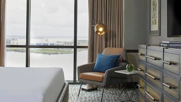 Premium bedding, pillow-top beds, in-room safe, desk