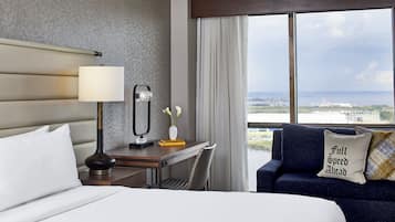 Premium bedding, pillowtop beds, in-room safe, desk