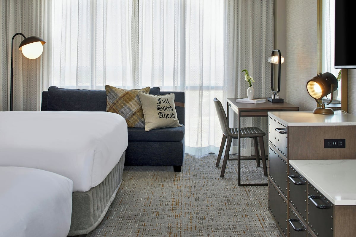 Premium bedding, pillow-top beds, in-room safe, desk