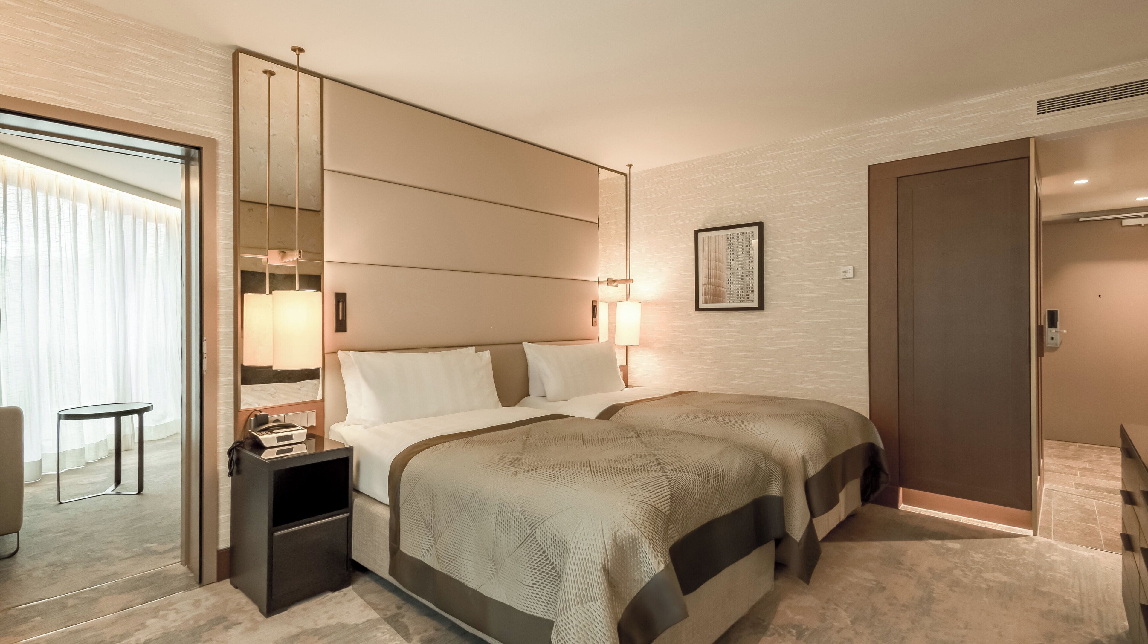 Classic Room, 2 Twin Beds | Minibar, in-room safe, desk, laptop workspace