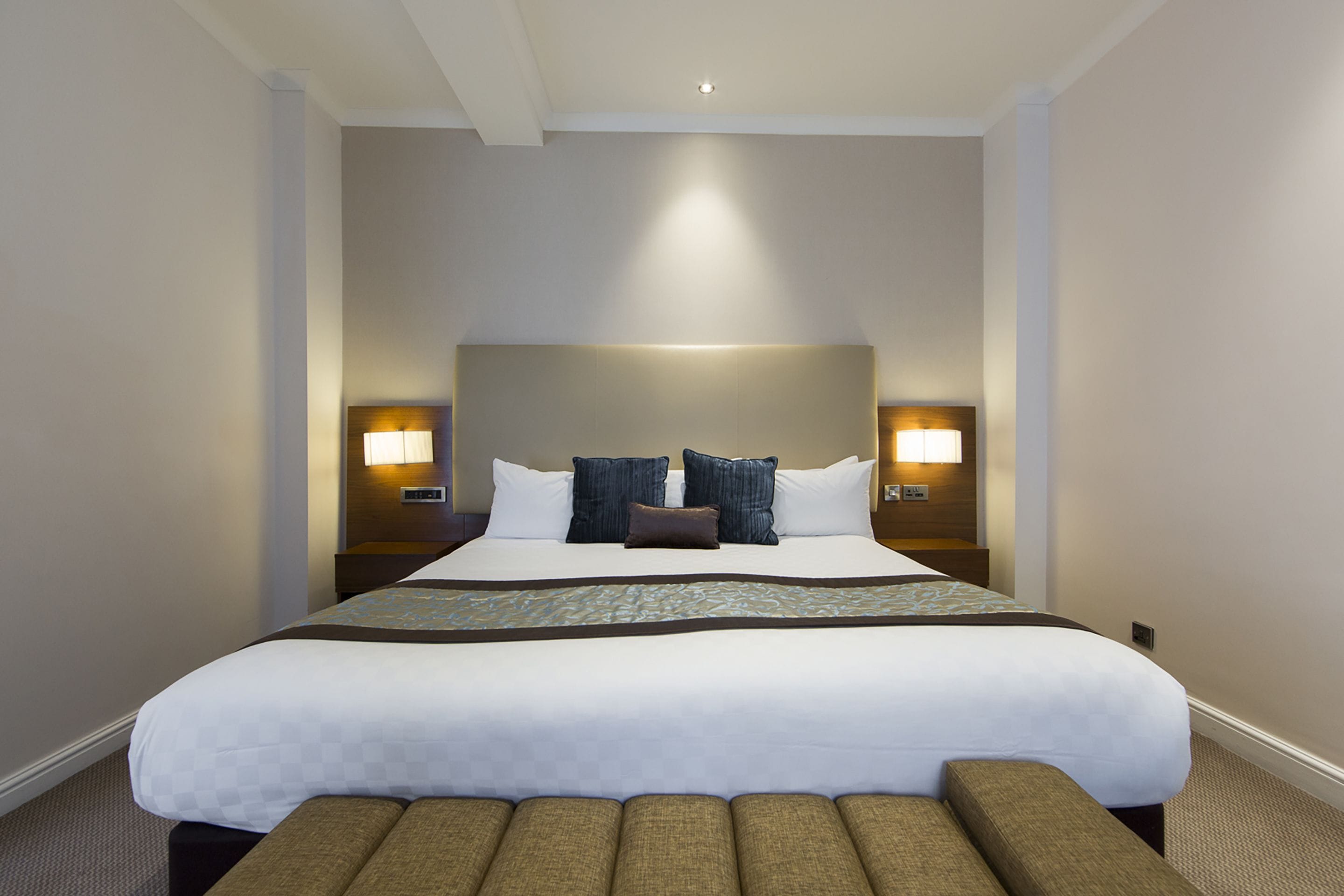 standard double room, 1 double bed | premium bedding, in-room safe, desk, laptop workspace