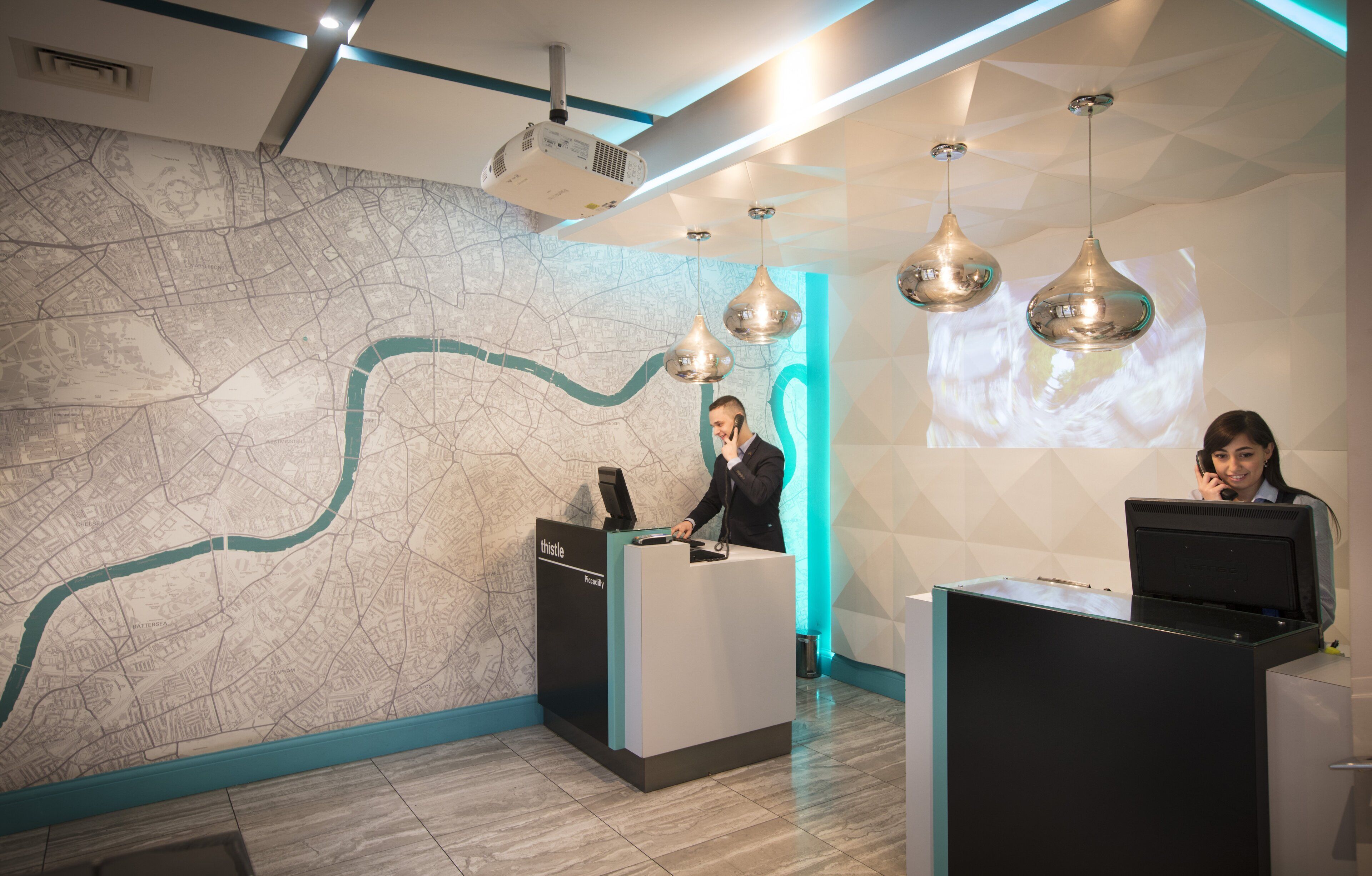 check-in/check-out kiosk