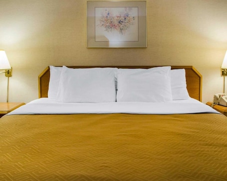Individually furnished, laptop workspace, blackout curtains. Econo Lodge Mifflintown
