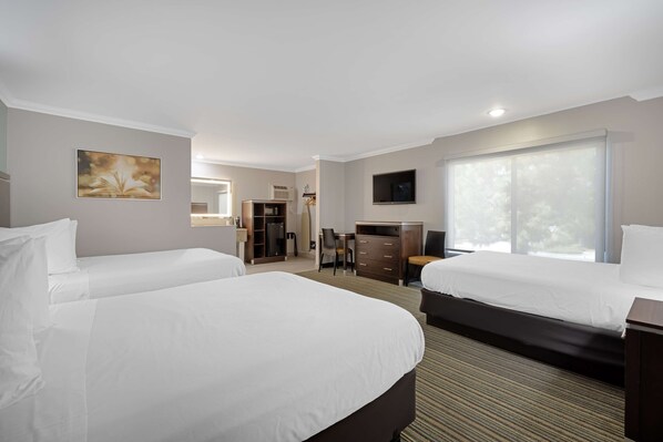 Standard Room, Multiple Beds, Non Smoking, Refrigerator & Microwave | In-room safe, desk, iron/ironing board, WiFi