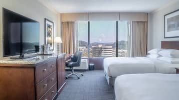 Superior Room, 2 Queen Beds, City View | Premium bedding, in-room safe, desk, blackout curtains