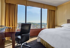 Executive Room, 2 Queen Beds, River View | Premium bedding, in-room safe, desk, blackout drapes