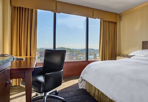 Executive Room, 2 Queen Beds, River View | Premium bedding, in-room safe, desk, blackout curtains