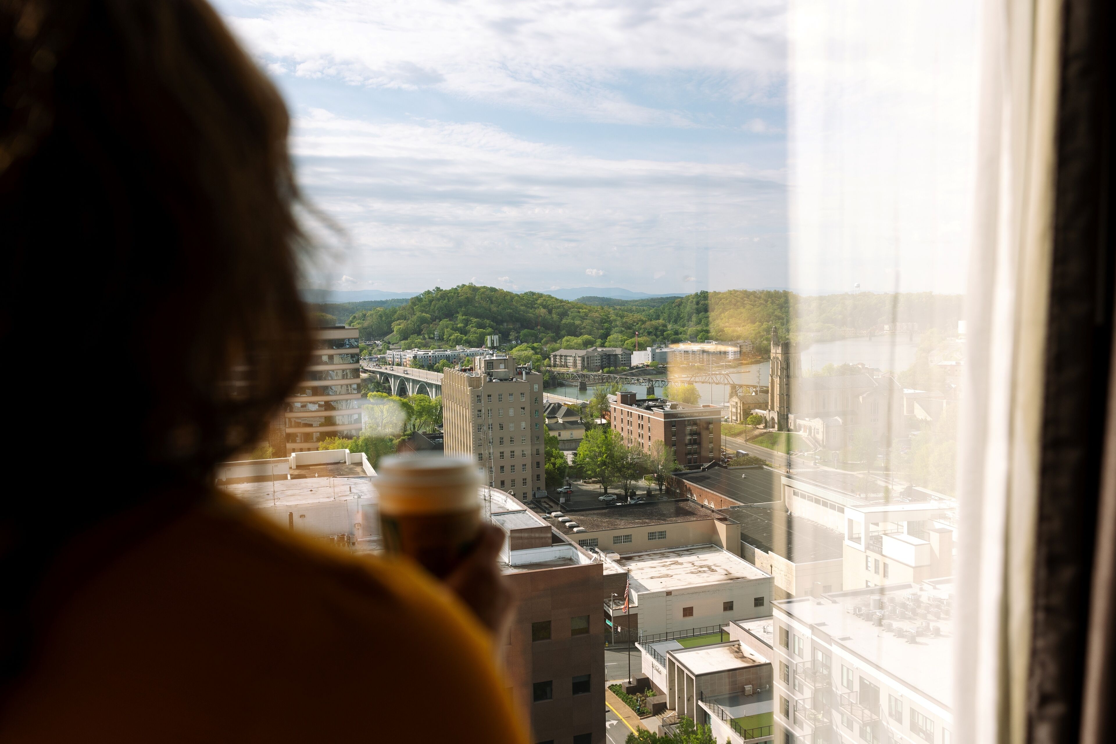 executive room, 2 queen beds, river view | mountain view