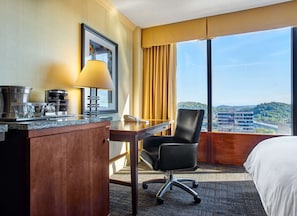 Executive Room, 2 Queen Beds, River View | Premium bedding, in-room safe, desk, blackout curtains