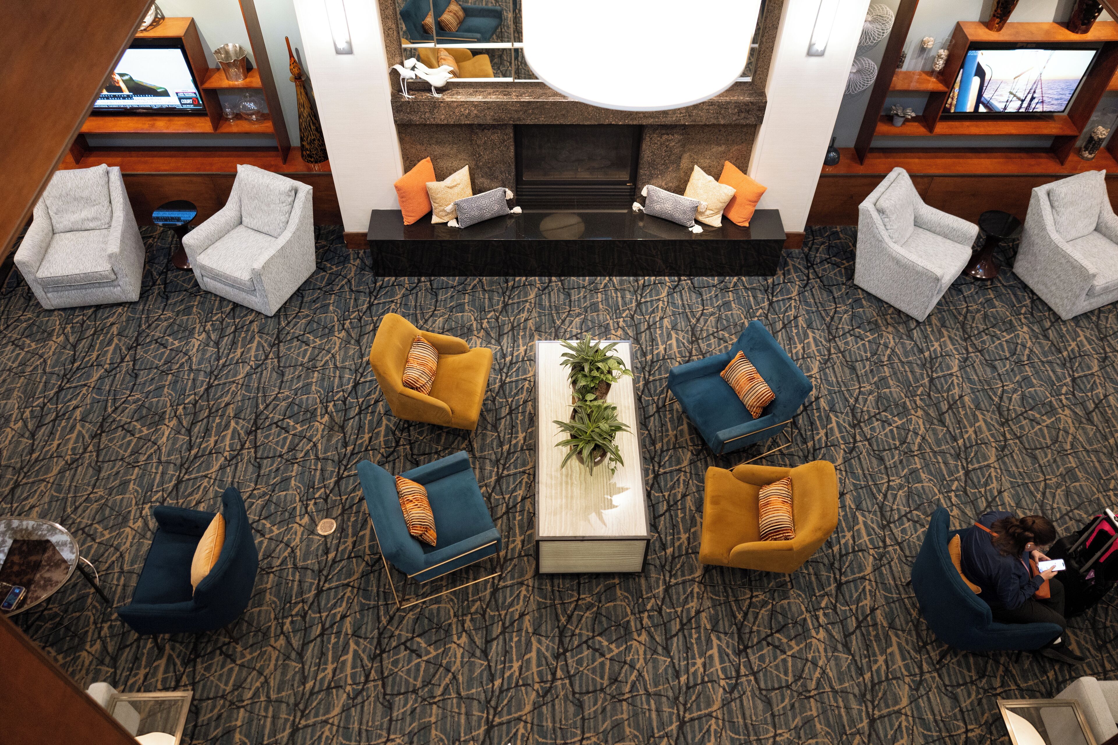 Lobby sitting area