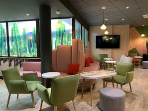 Sala de estar en el lobby