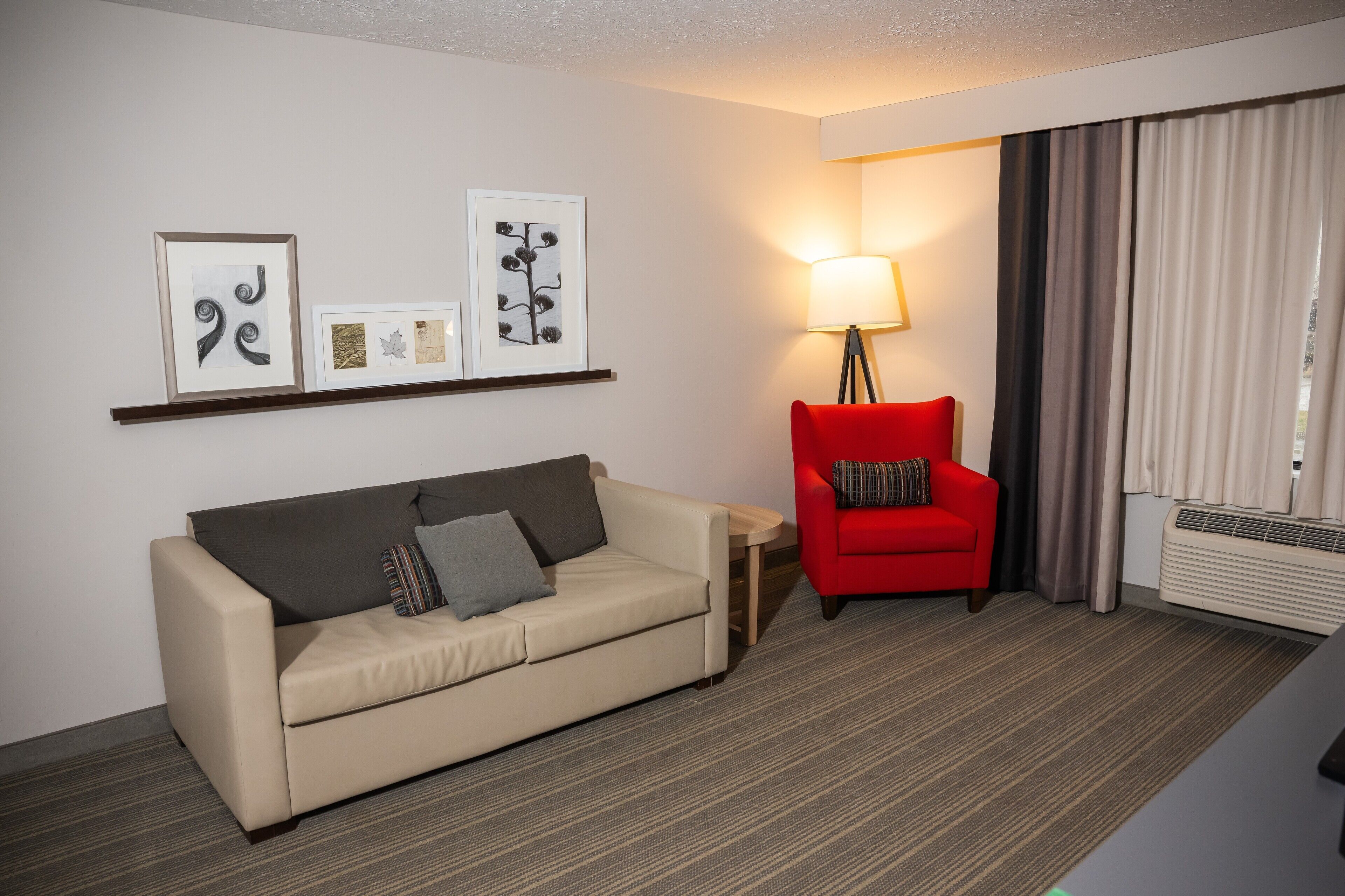 suite, 1 bedroom, non smoking | living area | 49-inch led tv with satellite channels, tv