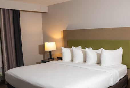 Suite, 1 Bedroom, Non Smoking | Hypo-allergenic bedding, desk, laptop workspace, iron/ironing board