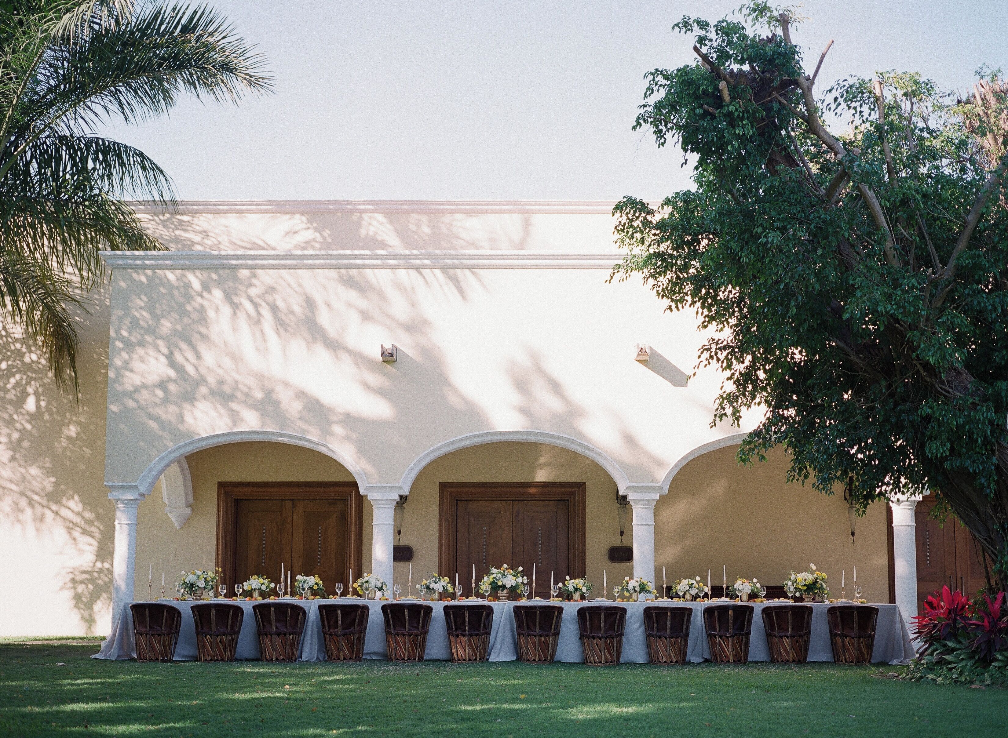 Área de bodas al aire libre