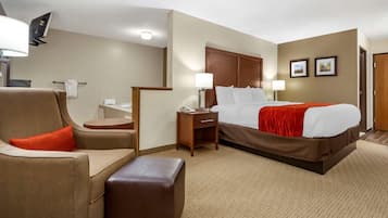 Premium bedding, blackout curtains, iron/ironing board, free WiFi