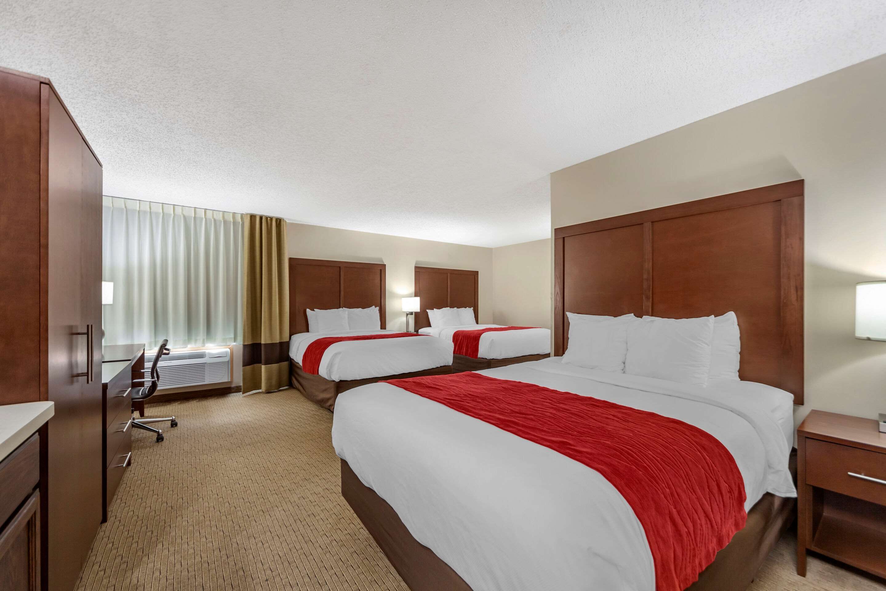 premium bedding, blackout curtains, iron/ironing board, free wifi