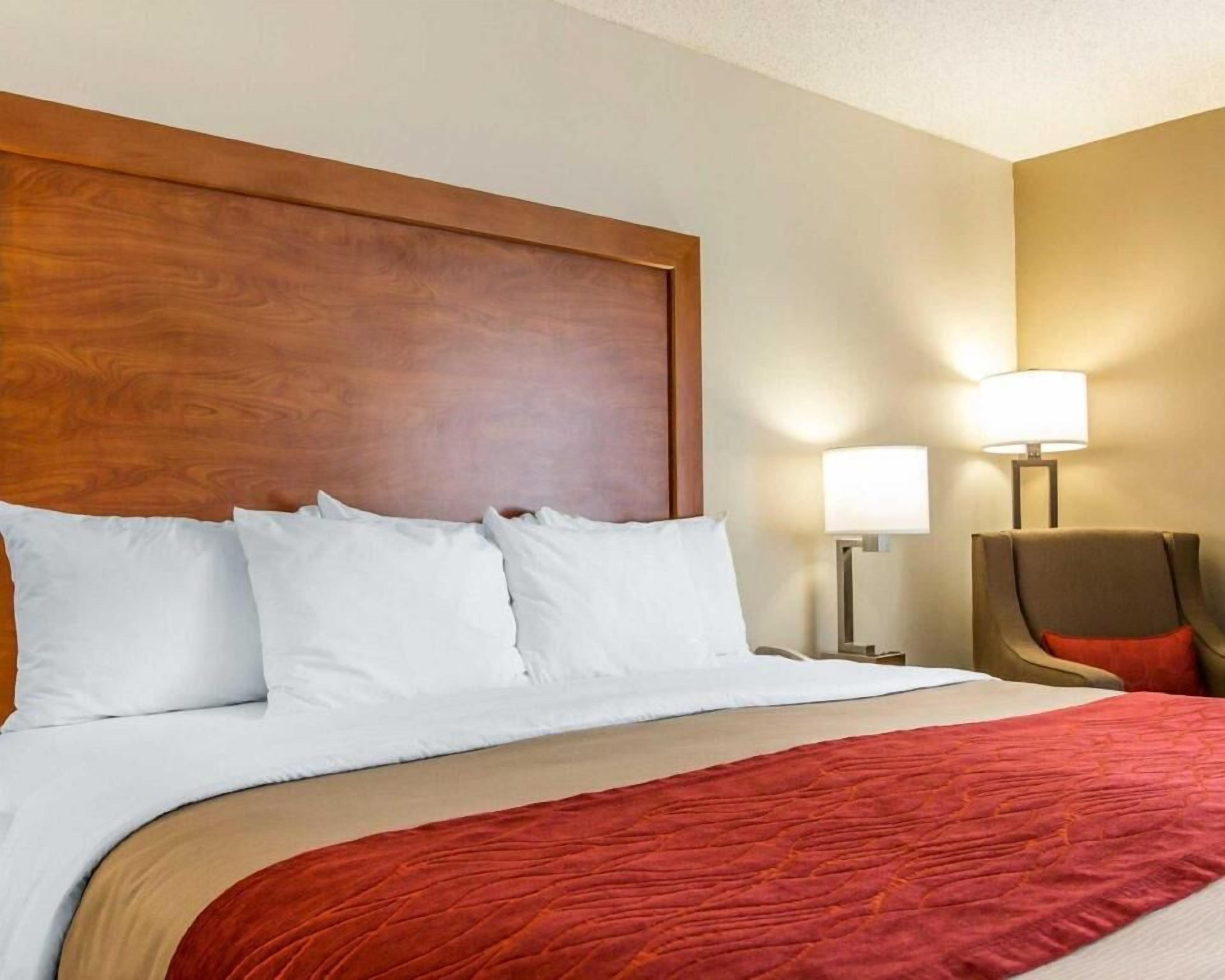 Premium bedding, blackout drapes, iron/ironing board, free WiFi