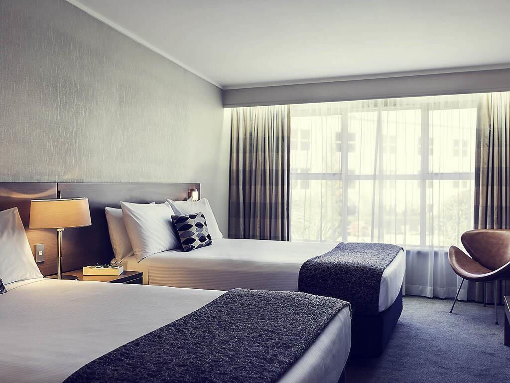 Double Room, 2 Double Beds, Garden View | In-room safe, individually furnished, desk, blackout drapes