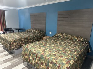 Iron/ironing board, free WiFi, bed sheets, alarm clocks