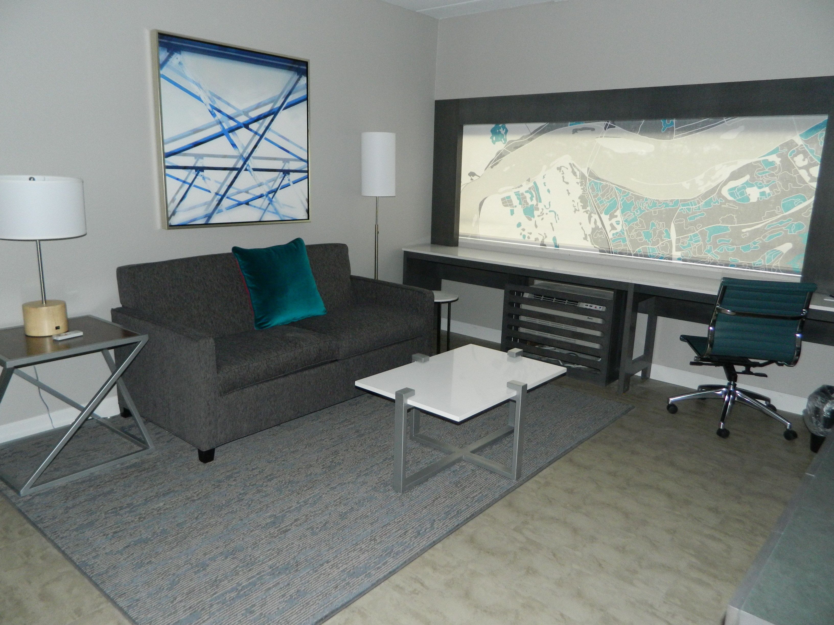 suite, 1 king bed (additional living and dining area) | premium bedding, tempur-pedic beds, blackout curtains, soundproofing