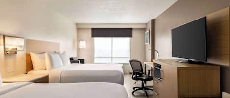 Deluxe Room, 2 Queen Beds | Desk, iron/ironing board, cribs/infant beds, free WiFi