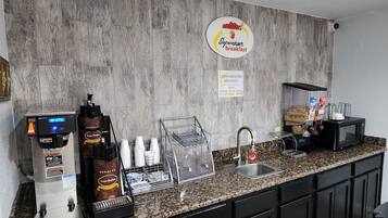 Free daily on-the-go breakfast