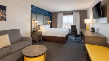 Suite, 1 trÚs grand lit et 1 canapé-lit, non-fumeurs | Bureau, rideaux occultants, fer et planche à repasser