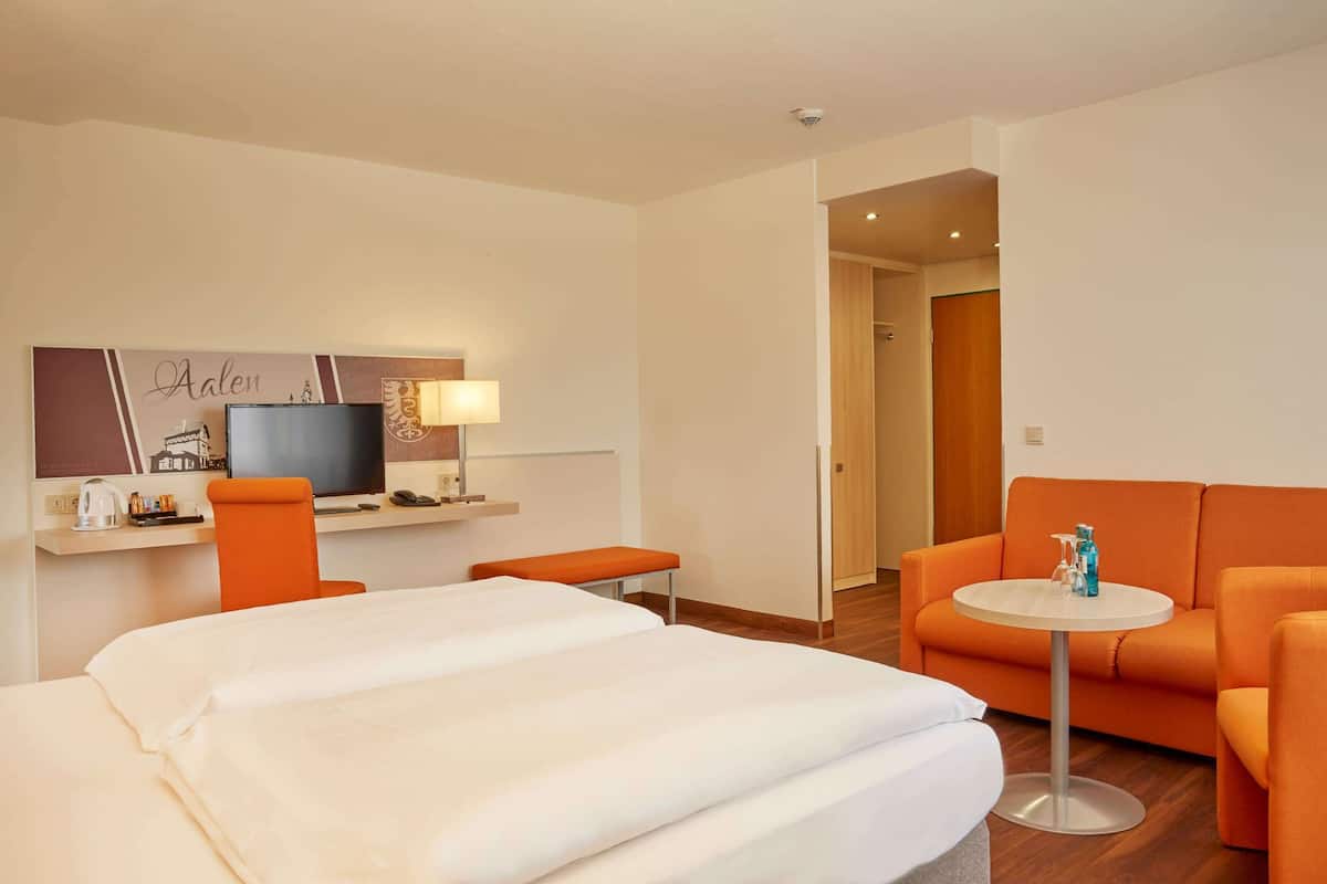 desk, iron/ironing board, free wifi, bed sheets