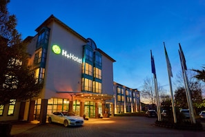 Front of property – evening/night
