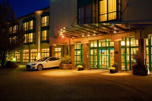 Front of property - evening/night