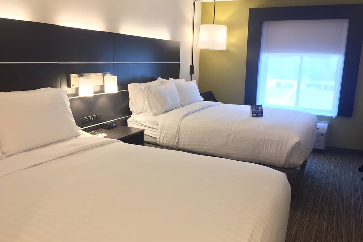 standard room, 2 queen beds | premium bedding, down duvets, memory-foam beds, in-room safe