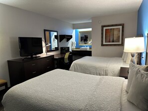 Habitación Deluxe, 2 camas dobles, no fumadores | Cortinas opacas, cunas gratuitas, wifi gratis y ropa de cama