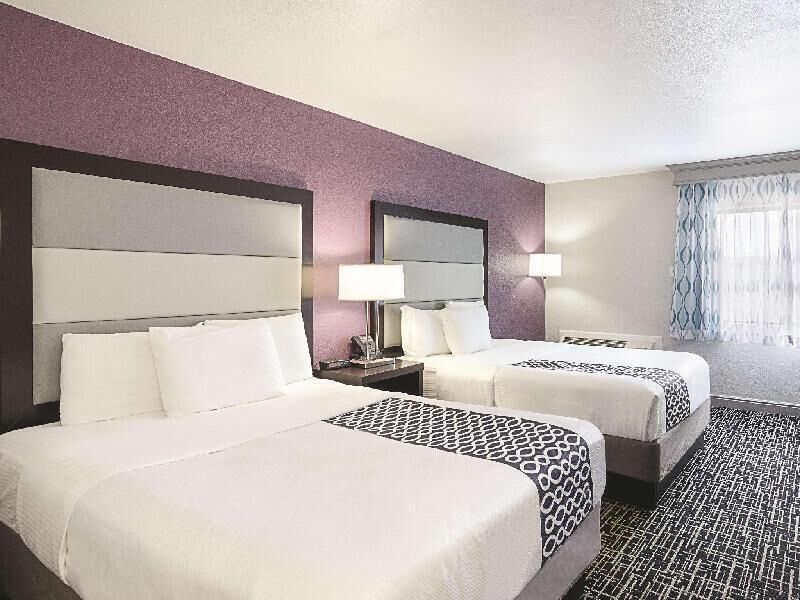Premium bedding, desk, blackout drapes, iron/ironing board